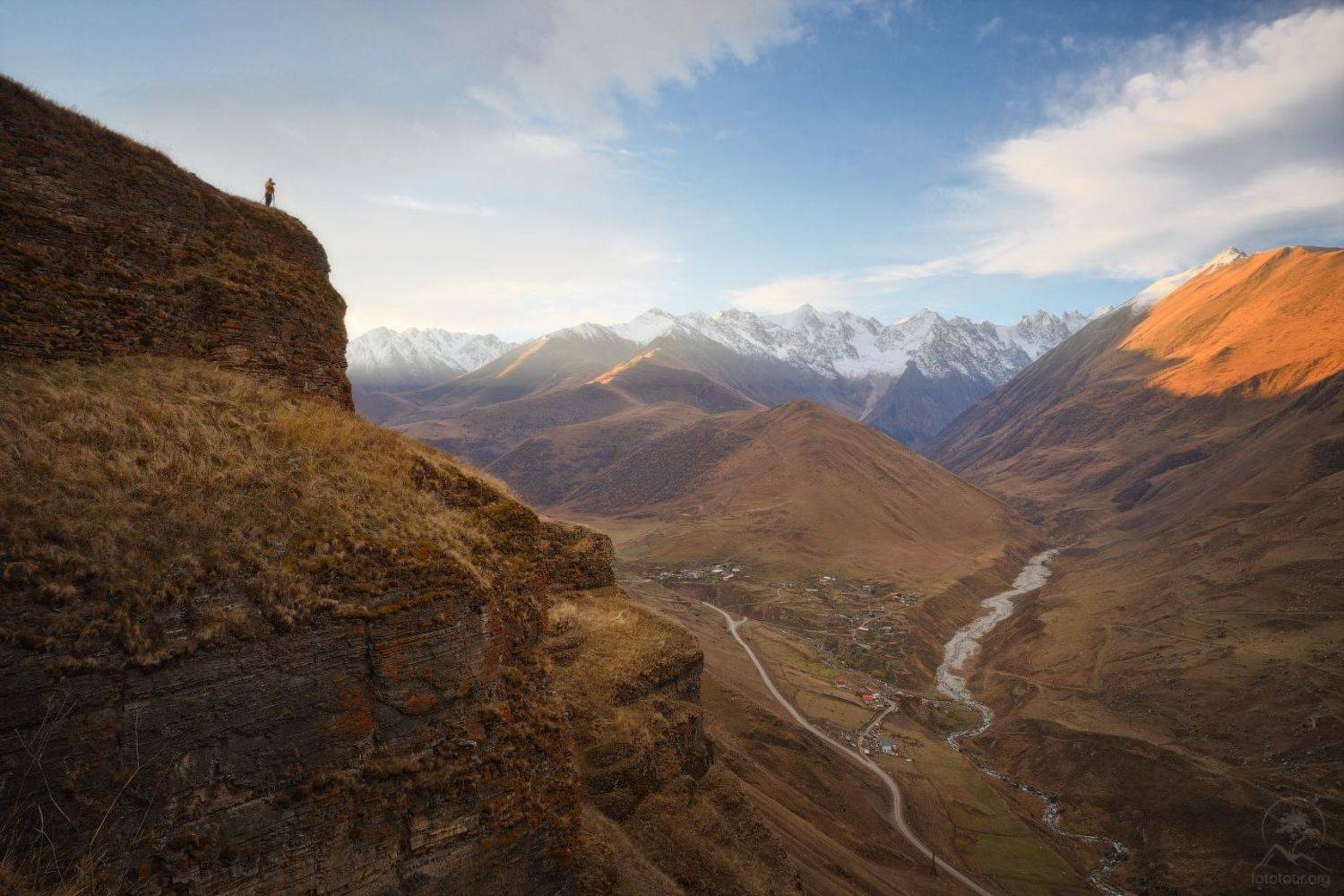 горы, северная осетия, рассвет, фотограф, фототур в северную осетию, река, дорога, горное село, Anatoly Gordienko