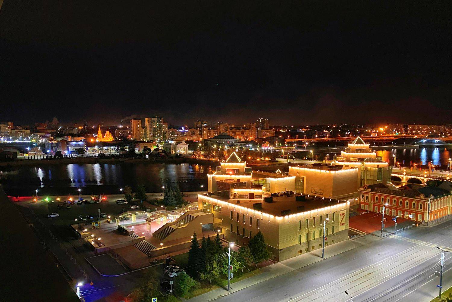 челябинск, город, ночь, огни,, Ксения Орлова