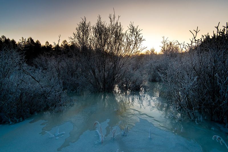 Холодное февральское утро фото превью