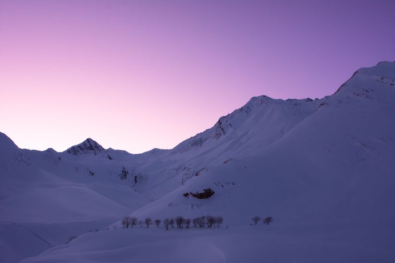 sunset, georgia, landscape Sunset фото превью