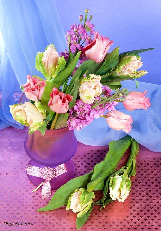 тюльпаны, букет, цветы, Бекетова Ольга