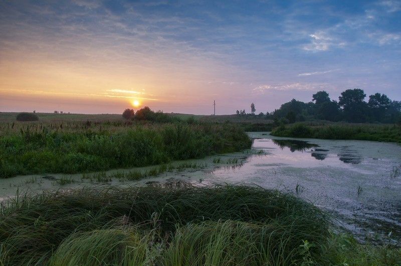 природа,пейзаж,лето,рассвет,россия *** фото превью