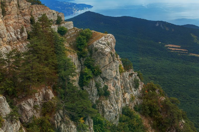 Крым через окно фуникулёра. фото превью