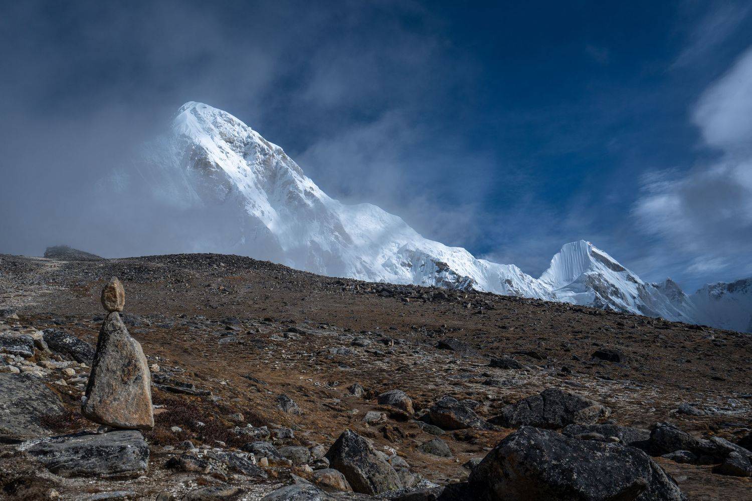 пумори, горы, непал, гималаи, pumori, mountains, nepal, himalaya, Баландин Дмитрий