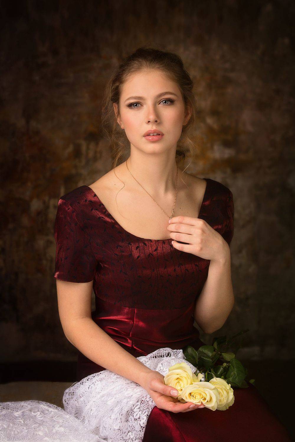 портрет, девушка, Алексей Назаров