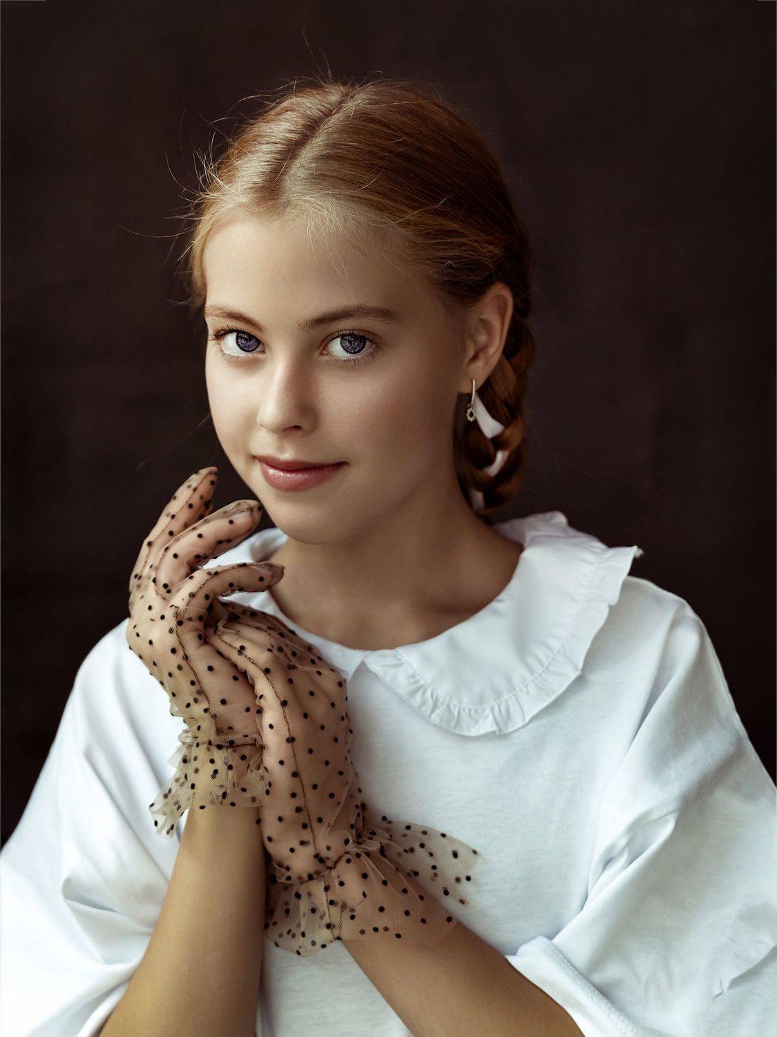 детский портрет, детское постановочное фото, Вера Дымова