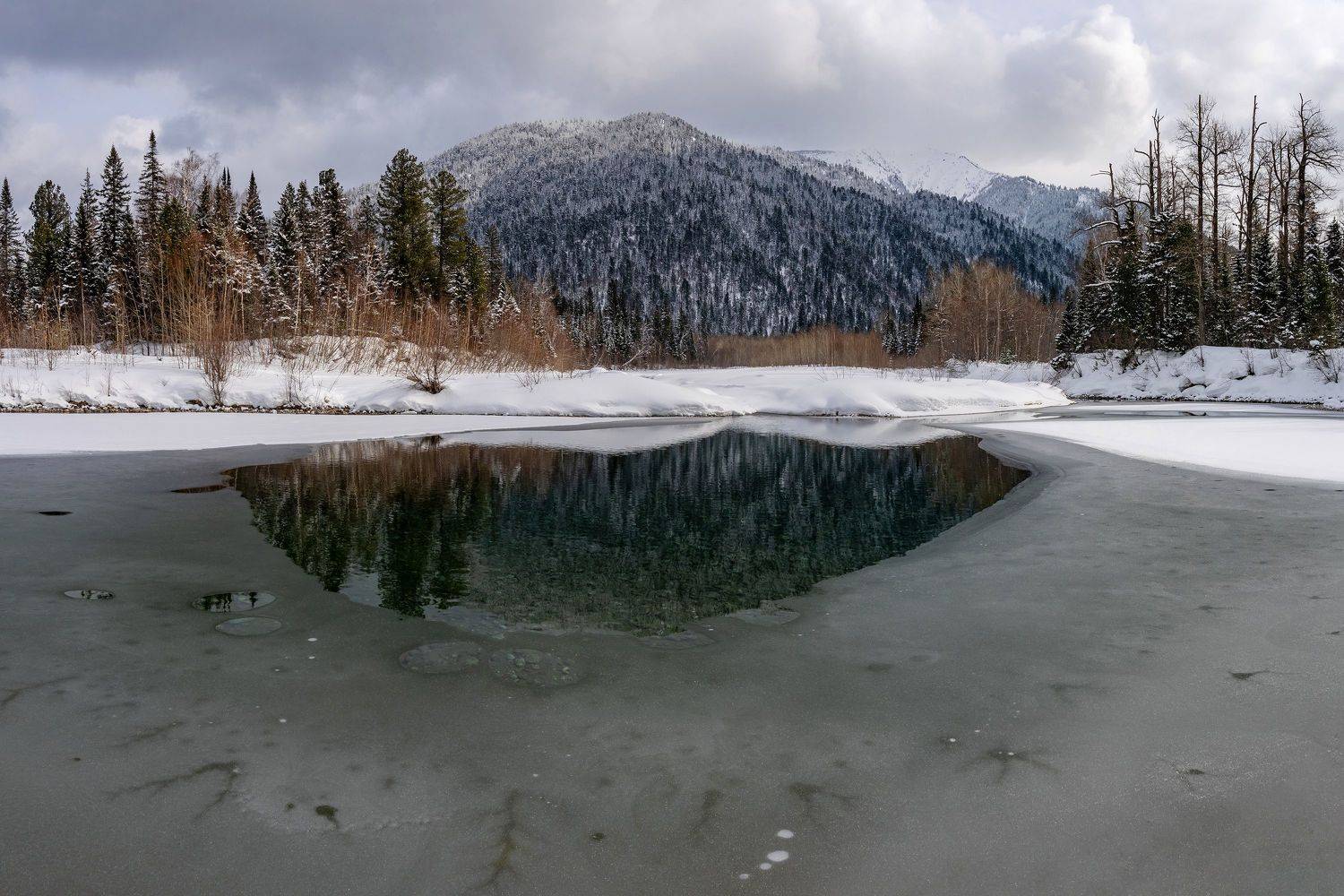 хамар-дабан, снежная, зима, байкал, Тильпунов Михаил