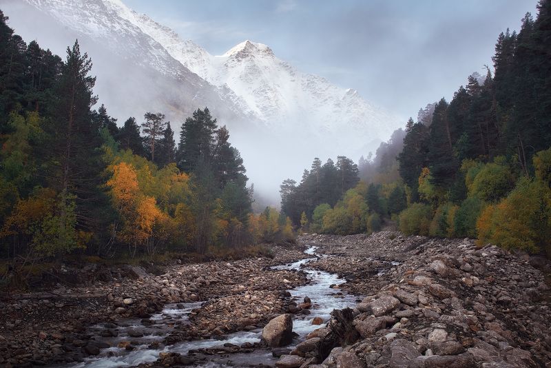 горы, приэльбрусье, река, кабардино-балкария Донгуз-Орун фото превью