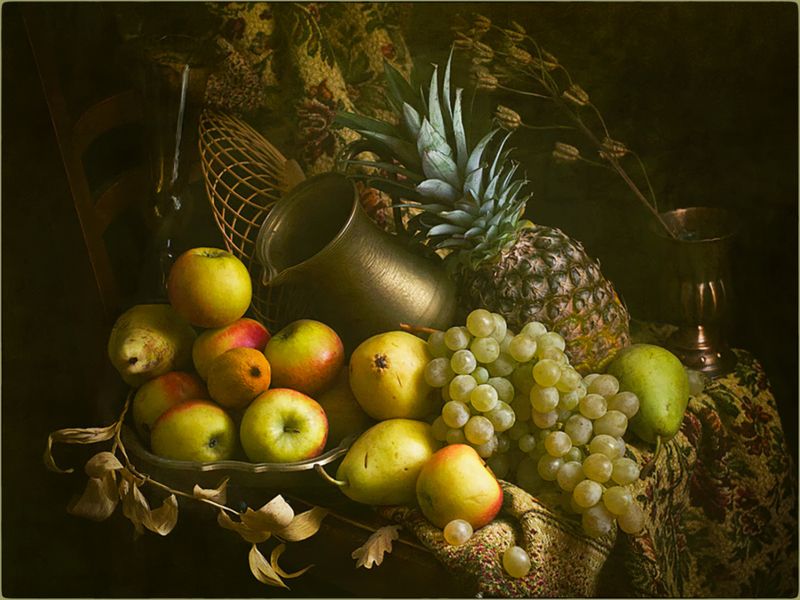 Натюрморт с фруктами фото превью