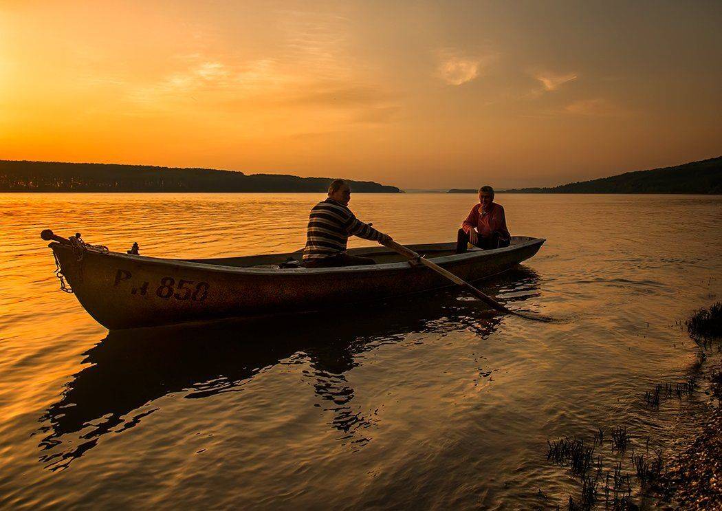 Восход, Дунай, Рыбаки;, Dimitar Stoyanov