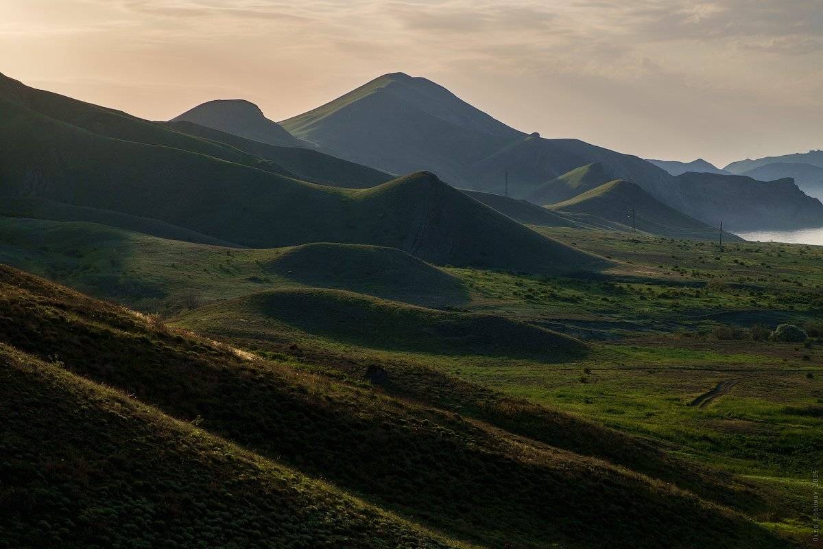Заповедник, Контровый свет, Крым, Ландшафт, Олег Логунов, Рассвет, Тихая бухта, Олег Логунов