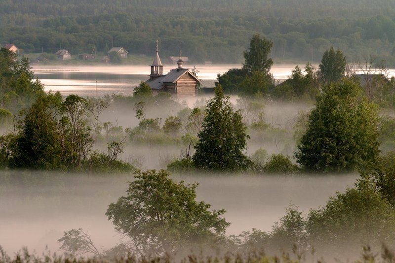 туманы белых ночей острова Кижи...