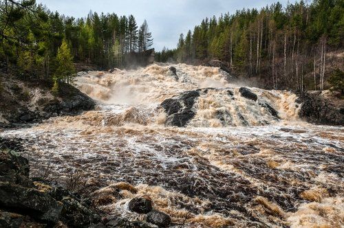 Водопады Карелии