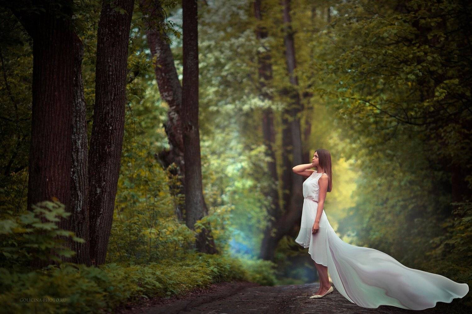 Голицына, Девушка, Лес, Svetlana Golicyna