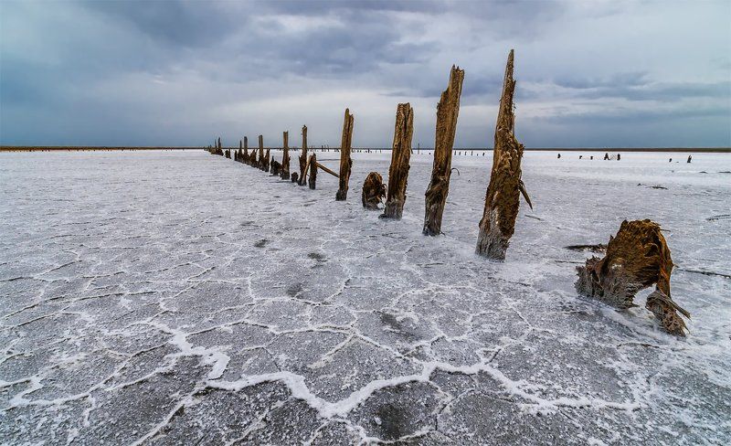 природа, пейзаж, озеро, эльтон, весна, соль, Эльтон фото превью