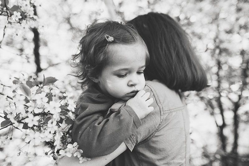 девочка, на руках, мама, портрет, нежность Вместе фото превью