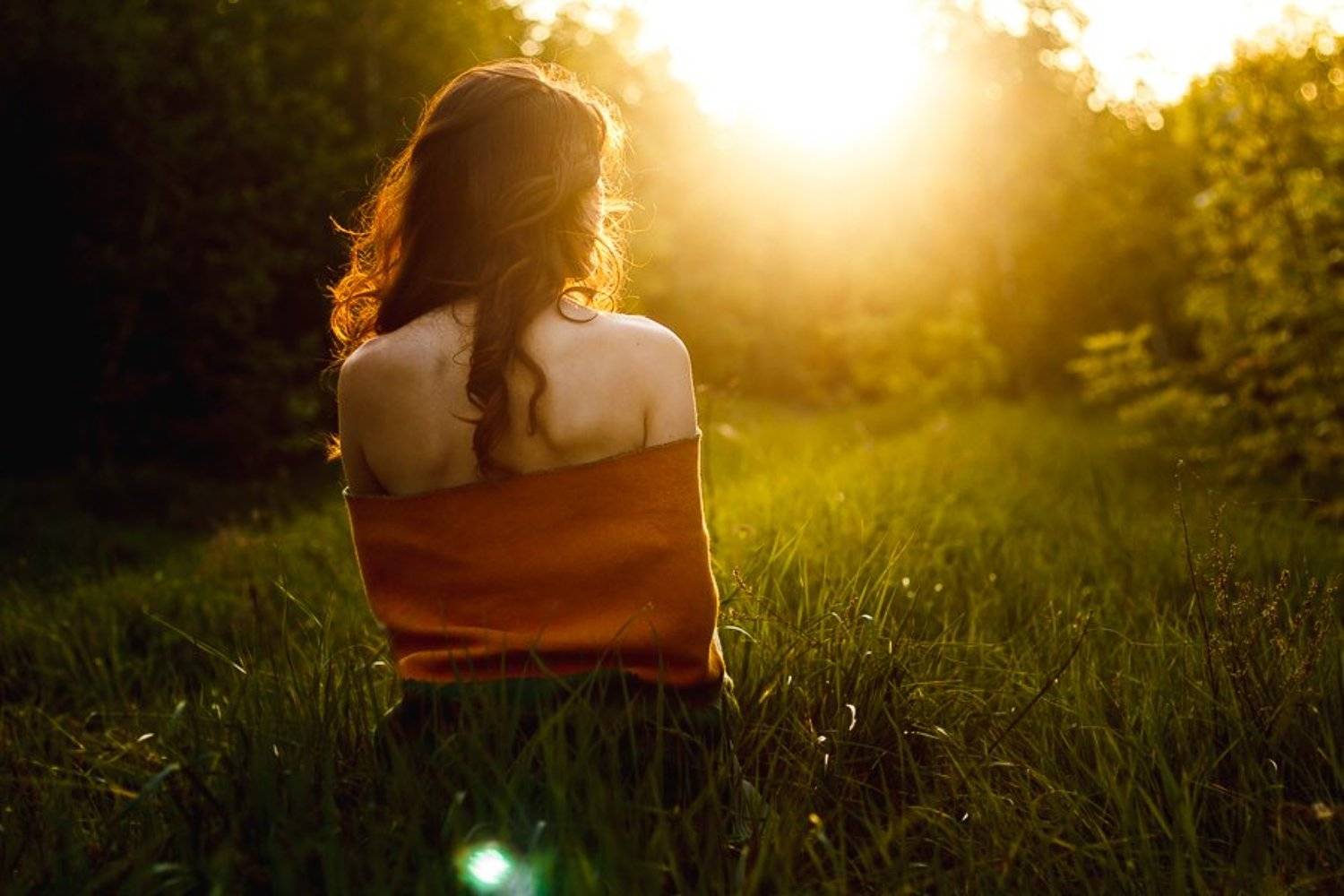 pray, girl, sunset, Артем Дубровин