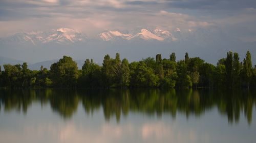 Вечерний пейзаж в декорациях