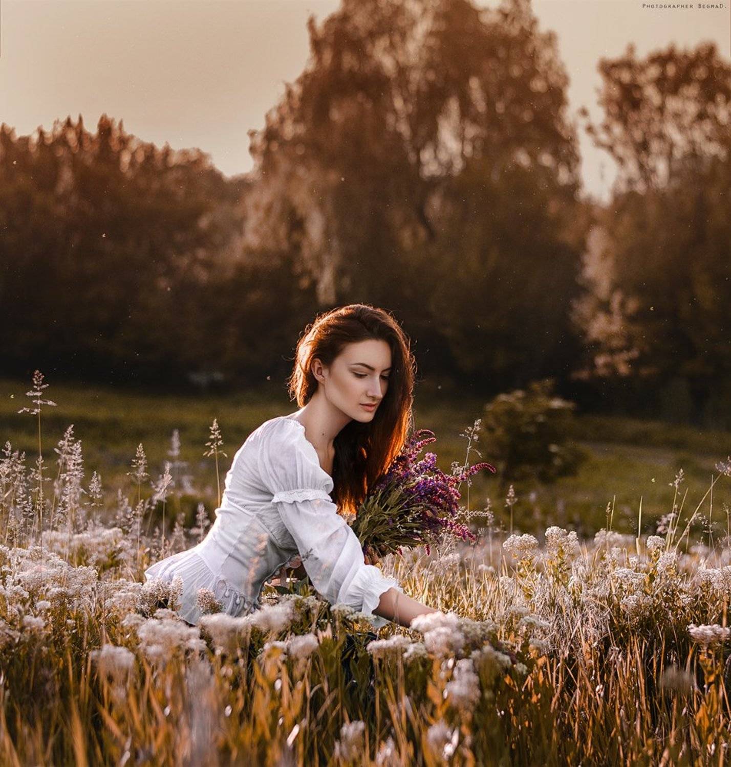 50mm, Beautiful, BegmaD, Nikon, Portrait, Девушка, Закат солнца, Красивая, Портрет, Фото, Фотография, Дмитрий Бегма