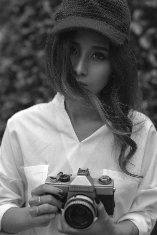 retro Retro girl фото превью