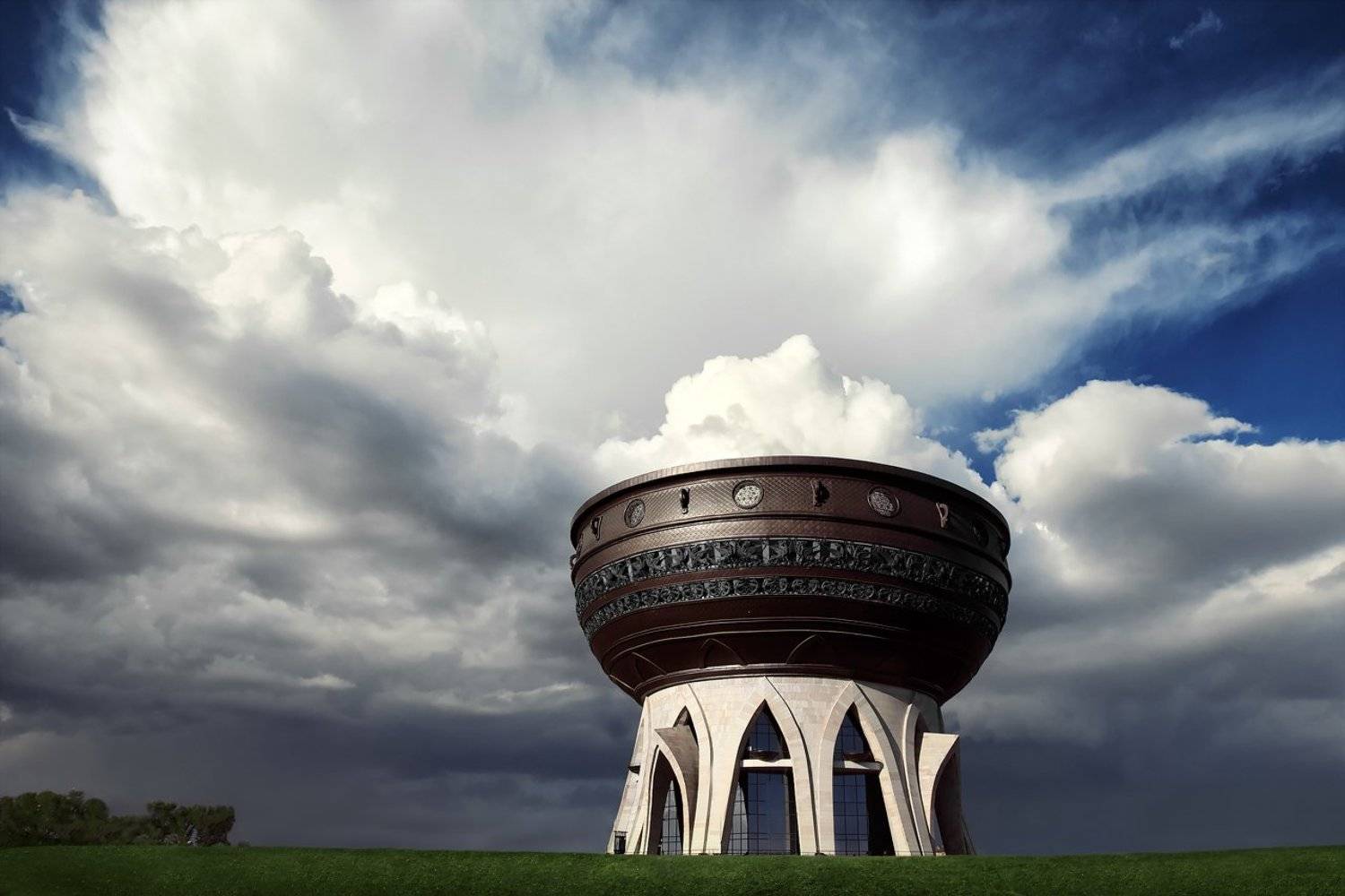 Архитектура, Здание, Казань, Необыное, Облака, Харитонов Александр