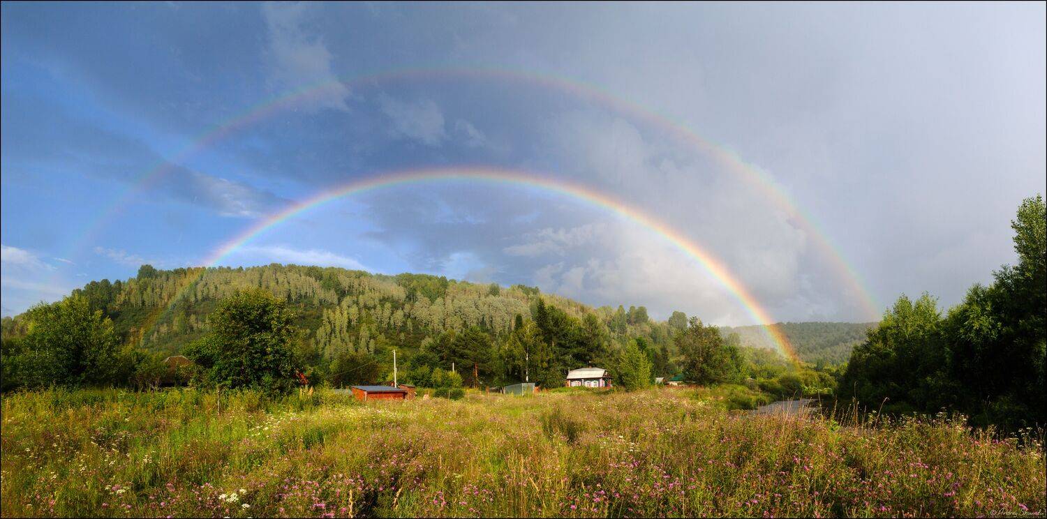 радуга, дождь, лето, гроза, Андрей Шумилин