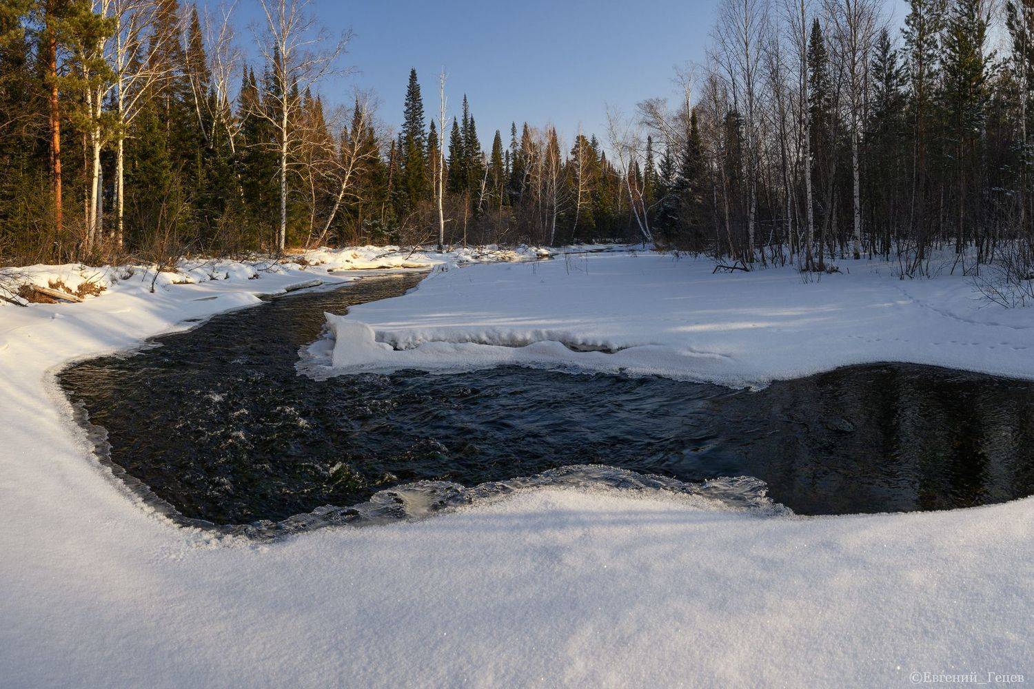 россия, урал, река, тайга, лес, Евгений Гецев