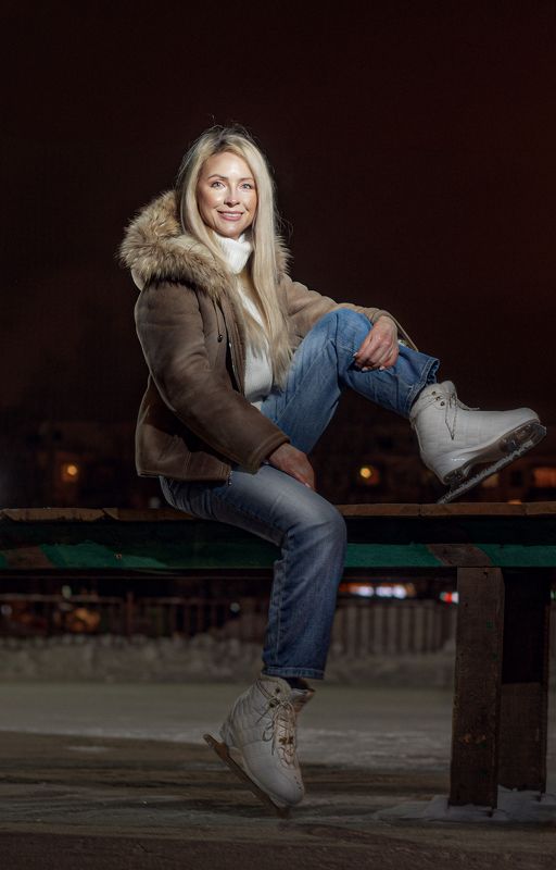 На катке фото превью