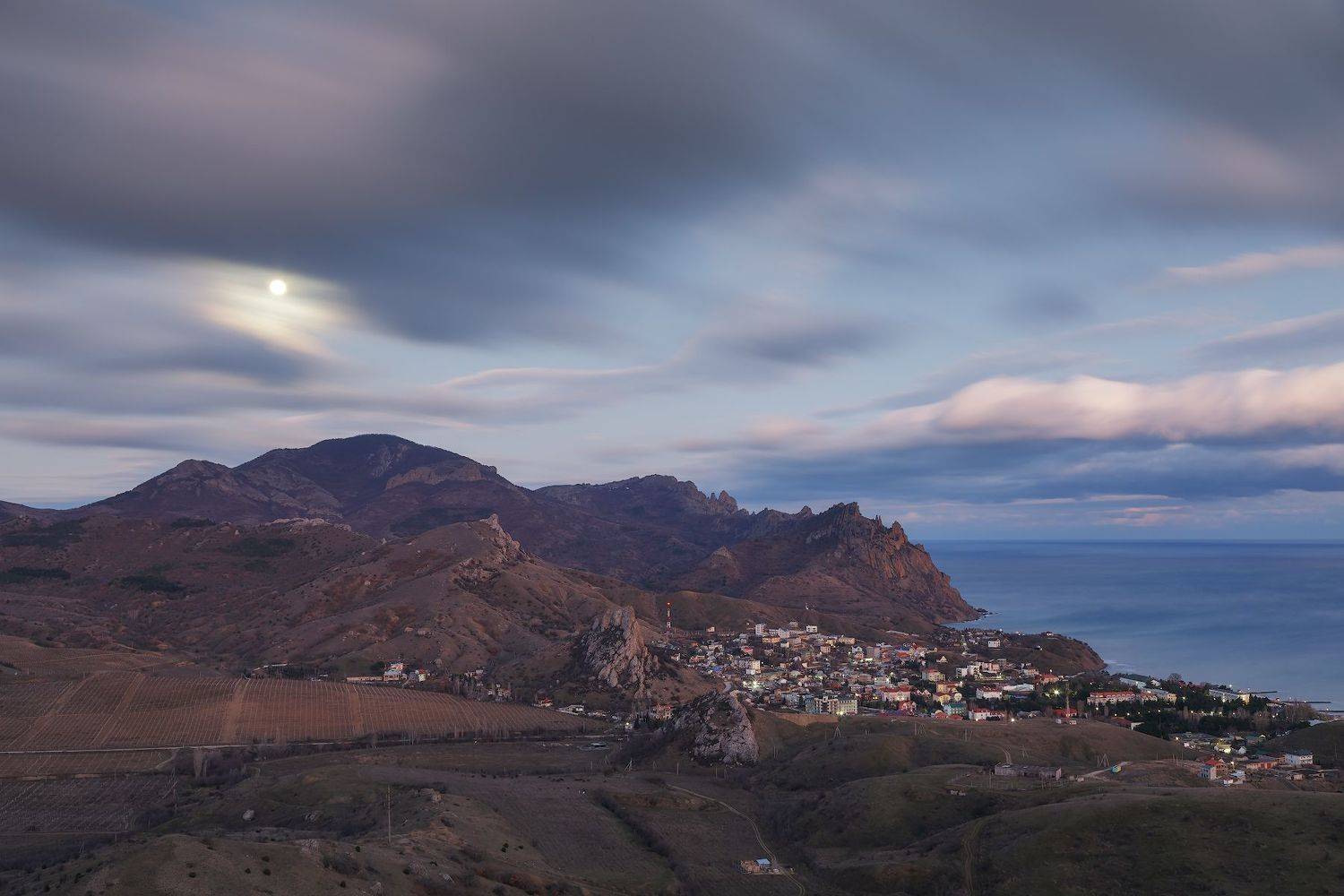 крым, карадаг, горы,море., Владимир Дубинин
