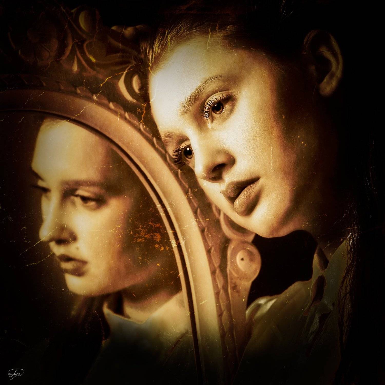 Mirror, Portrait, Soul, Toning, Woman, Руслан Болгов (Axe)