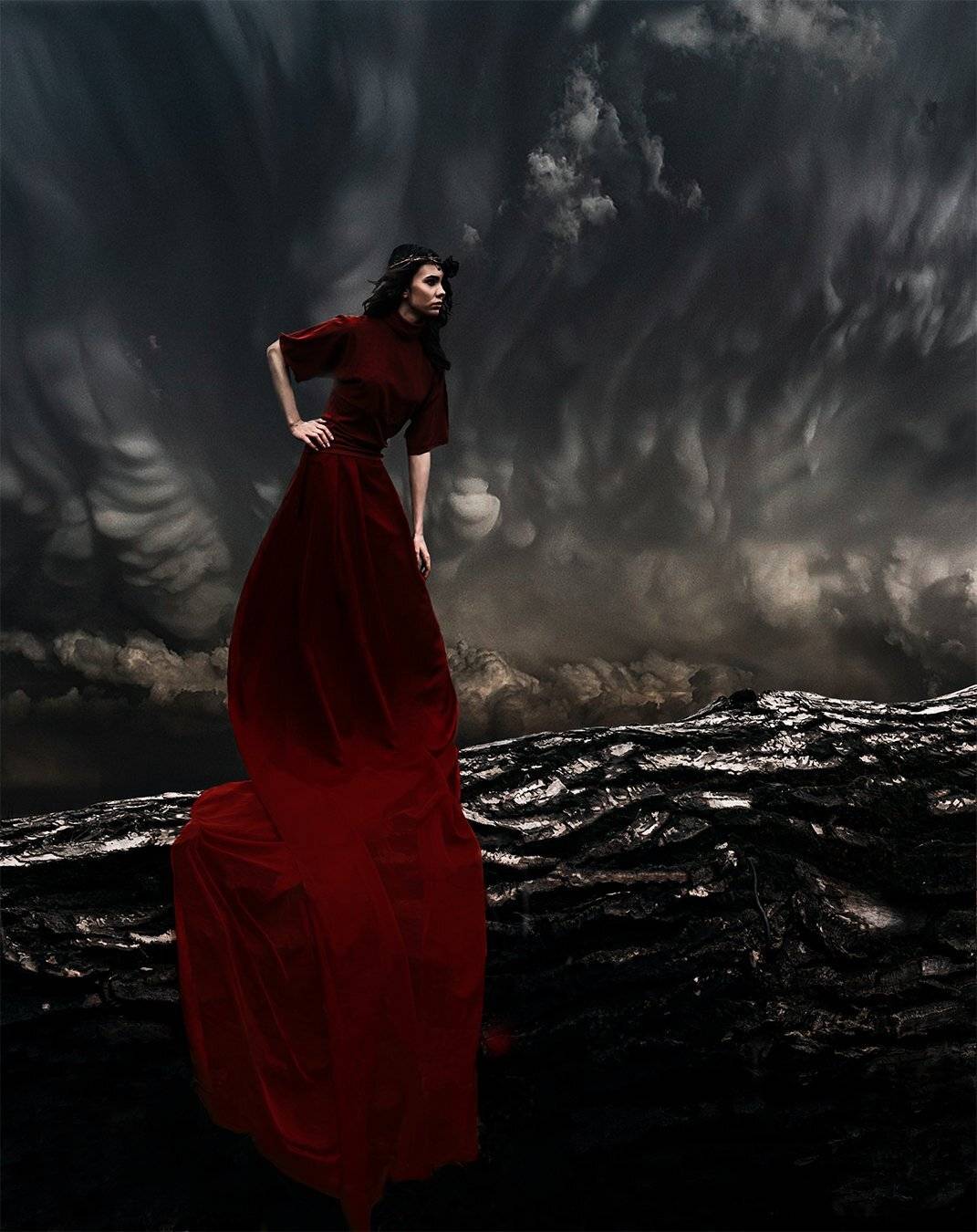 Deep red, Katja, Весна, Красное, Kljuchenkow Aleksandr