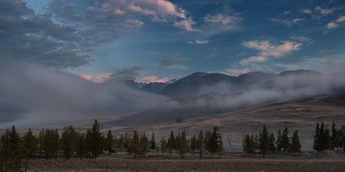 Курайский хребет на рассвете