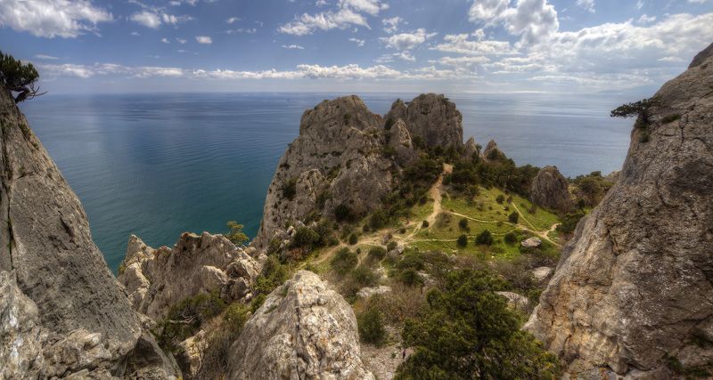 глядя с лестницы Тавров на долину Рая... фото превью