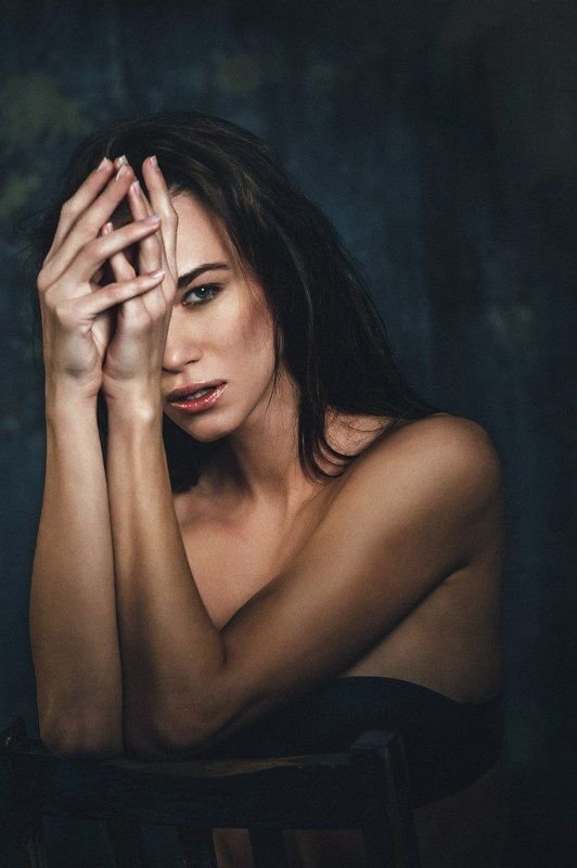 Beautiful, Beauty, Emotion, Face, Girl, Light, Model, Moscow, Nikon, People, Photo, Portrait, Studio Look at me... фото превью