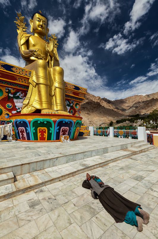 буддизм, будда, ладакх, индия Молитва фото превью