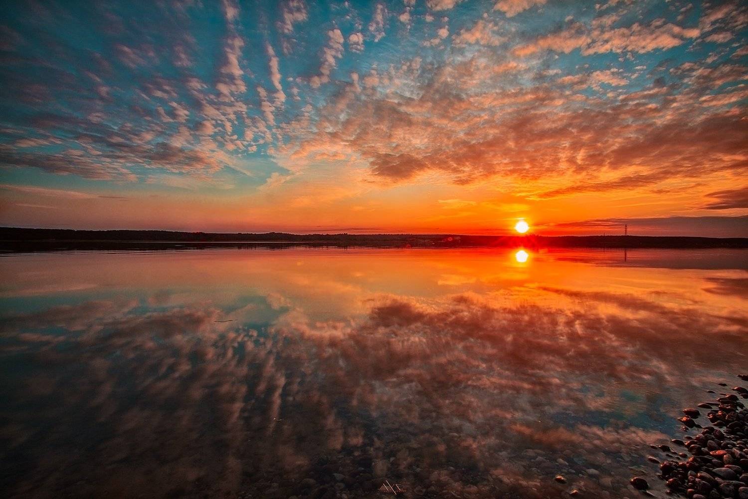 Colors, Curoniain gulf, Curonian spit, Reflection, Sunset, Руслан Болгов (Axe)