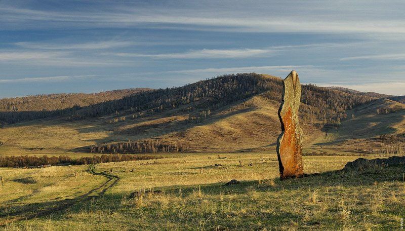хакасия, курганы, менгиры PRO Менгиры фото превью