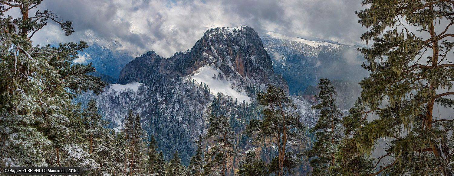 пейзаж, горы, адыгея, тхач, панорама, zubrphoto, Вадим ZUBR Малышев