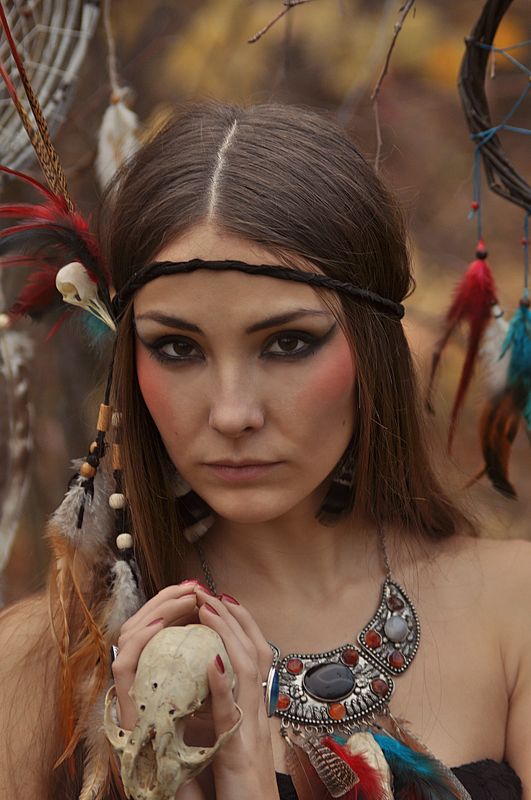 Autumn, Bones, Dreamcatcher, Fairy, Forest, Hackle, Shaman, Witch, Wood Hackle & Bones фото превью