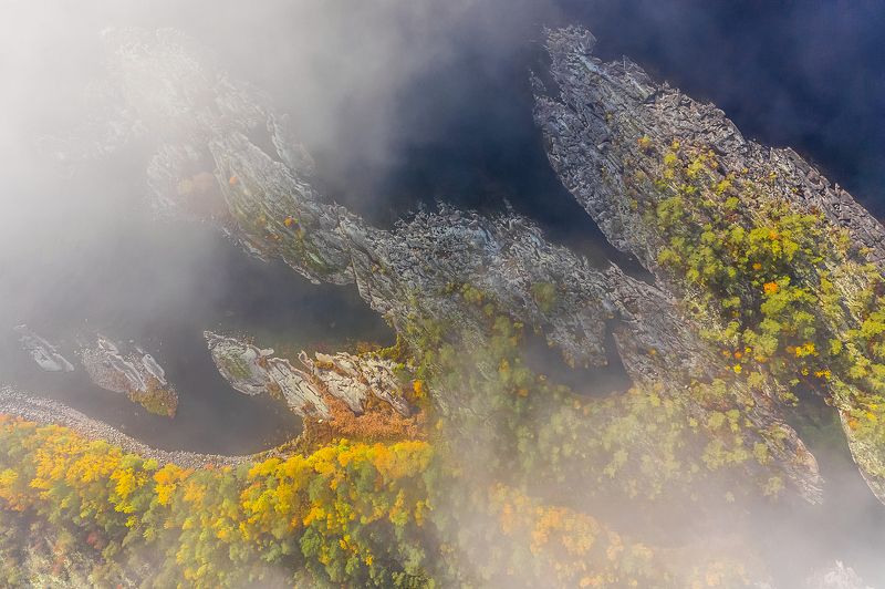 ладожские шхеры, ладога, карелия, нацпарк, национальный парк ладожские шхеры, ладожское озеро, республика карелия, сортавальский район, сортавала, северное приладожье, русский север Туманный дракон фото превью
