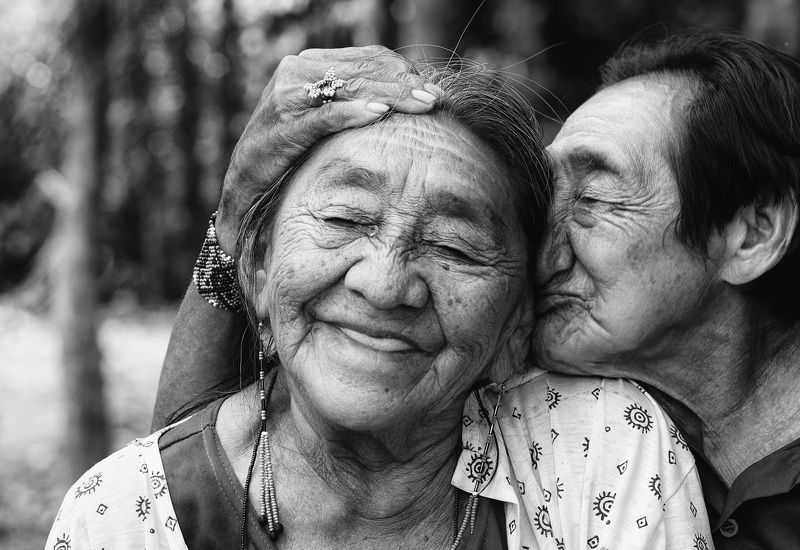 Brazil,  black and white,  love,  couple, old, man, woman,  Eternal love  фото превью
