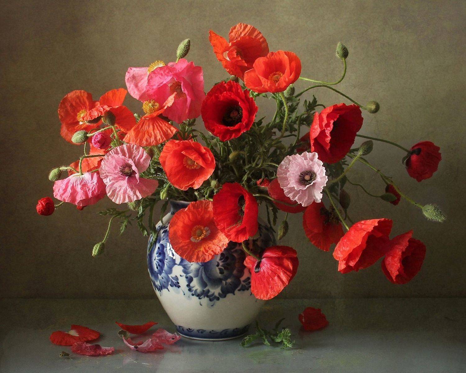 натюрморт, цветы, полевые цветы, лето, марина филатова, маки, Марина Филатова