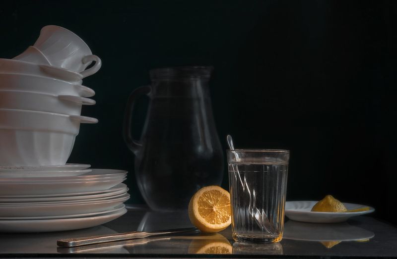 Натюрморт с лимоном фото превью