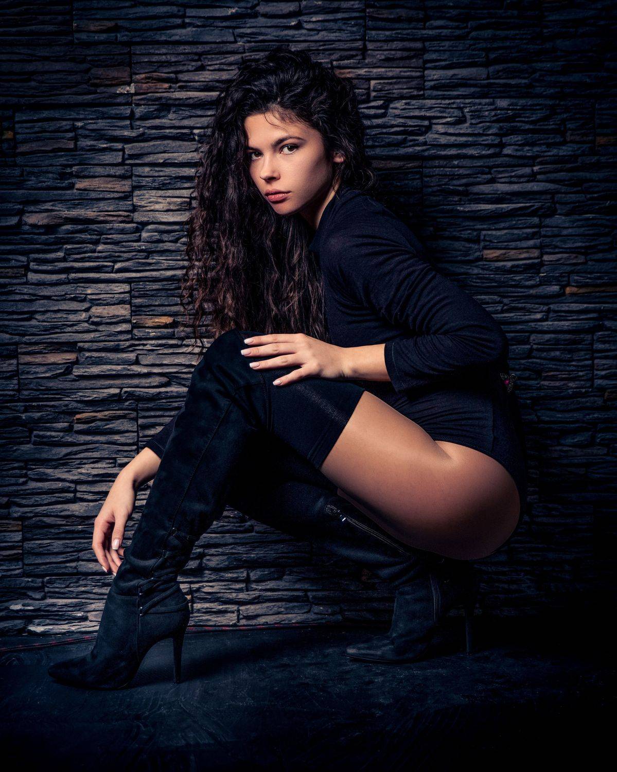 девушка, портрет, чулки,колготки, сапоги красивая, Дмитрий Александров