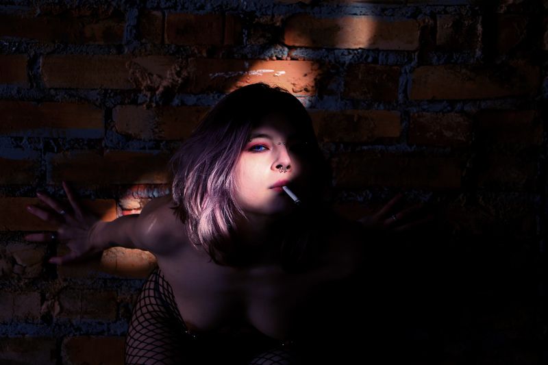 шаварёв, арт, ню, The girl on the abandoned. фото превью