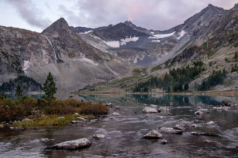 алтай, горы, озеро, вода, алтайские горы,  Озеро Крепкое фото превью