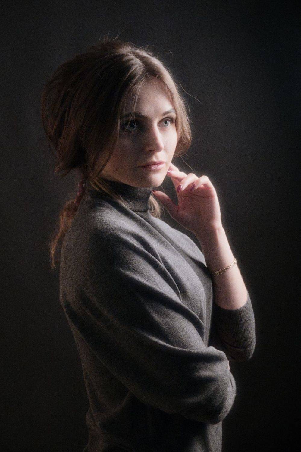 портрет,девушка,студия, Андрей Ларионов