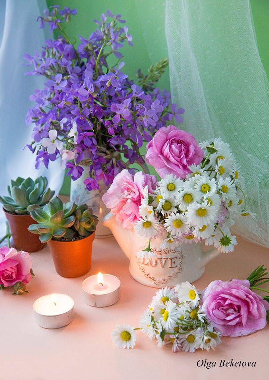 колокольчики, цветы, Бекетова Ольга