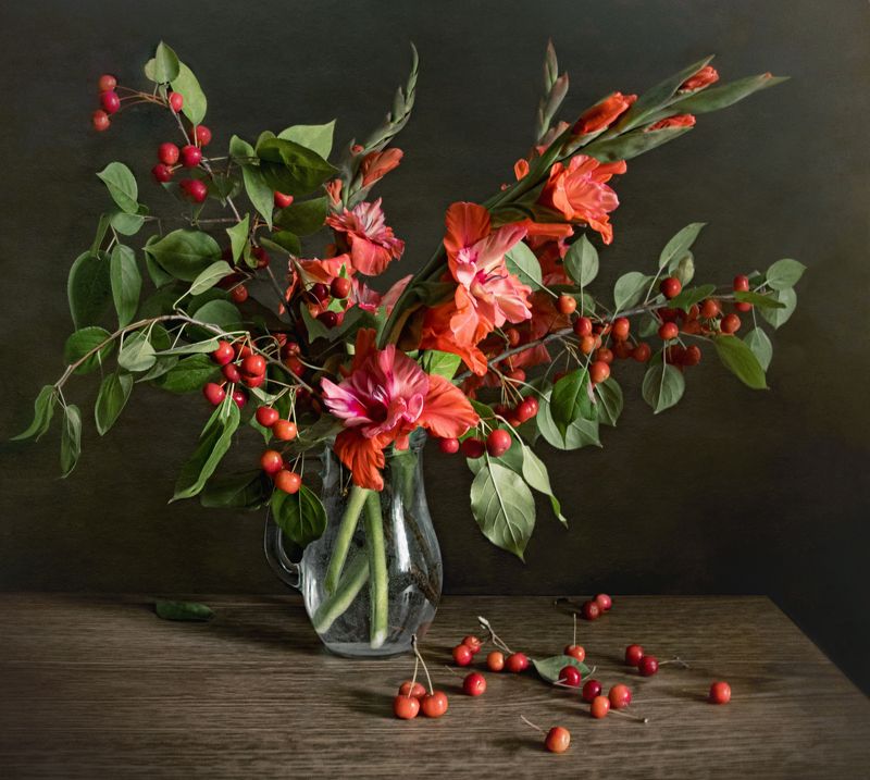 Гладиолусы фото превью