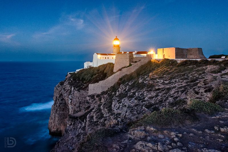 cascais, portugal, сагреш, португалия Маяк на мысе Cabo de Sao Vicente фото превью